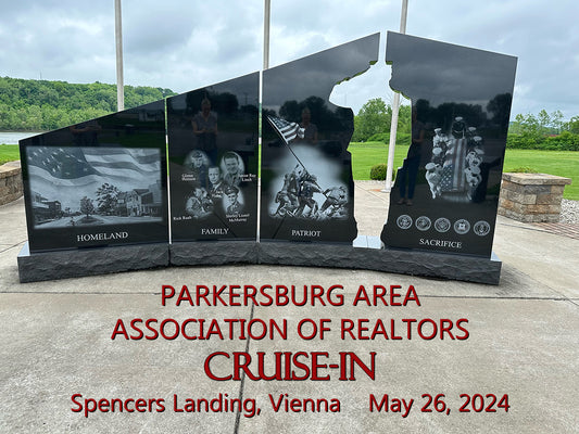 Custom Car Show Dash Plaques: Full Color Printed Metal, 3x4" 130 pieces