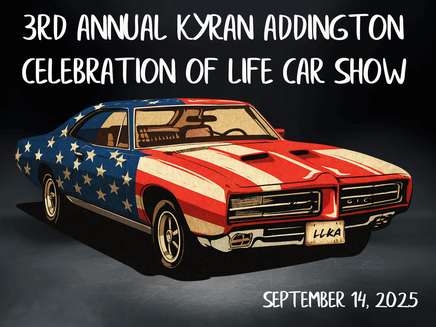 Custom Car Show Dash Plaques: Full Color Printed Metal, 3x4" 100 pieces