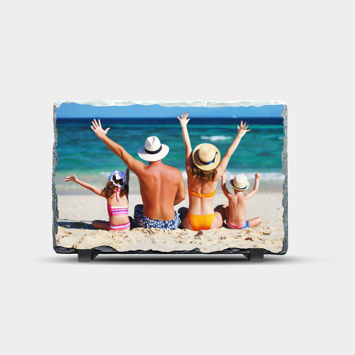 Slate photo!   Printed rock shows off your cherished photos!