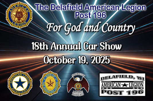 Custom Car Show Dash Plaques: Full Color Printed Metal, 3x4" 175 pieces