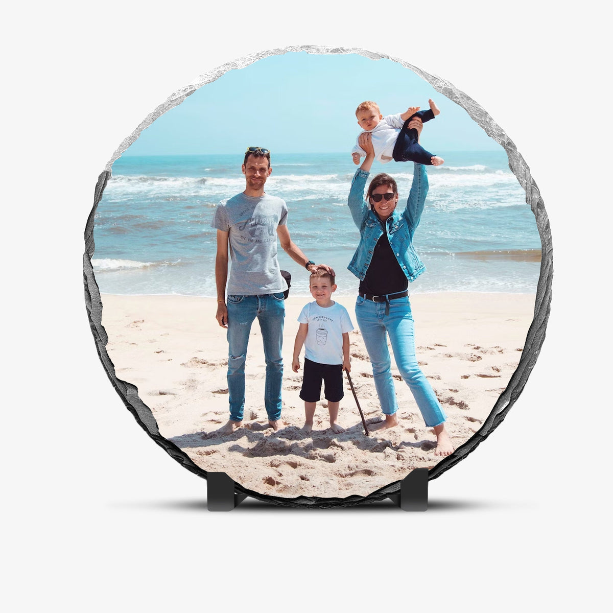 Slate photo!   Printed rock shows off your cherished photos!